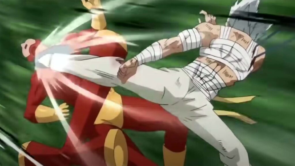 Garou Fighting A-Class Heroes In One Punch Man World