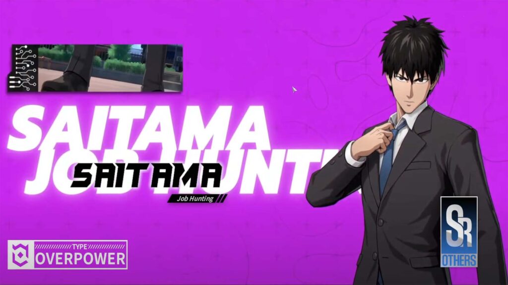 Saitama Job Hunting Sr Rarity Character In One Punch Man: World