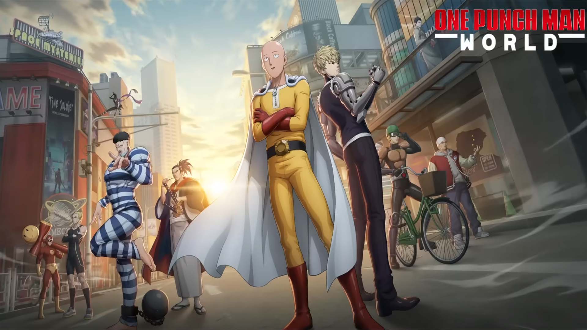 Heroes In One Punch Man World Posing